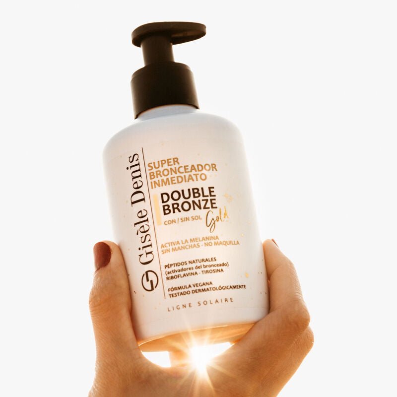 Double Bronze Gold Shimmer Body Lotion 250ml - TryAladdin