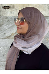 Double Color Slub Cotton Shawl Soft & Breathable - TryAladdin