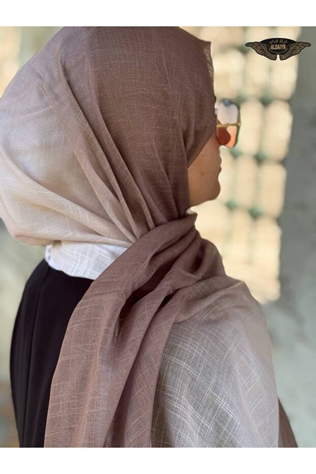 Double Color Slub Cotton Shawl Soft & Breathable - TryAladdin