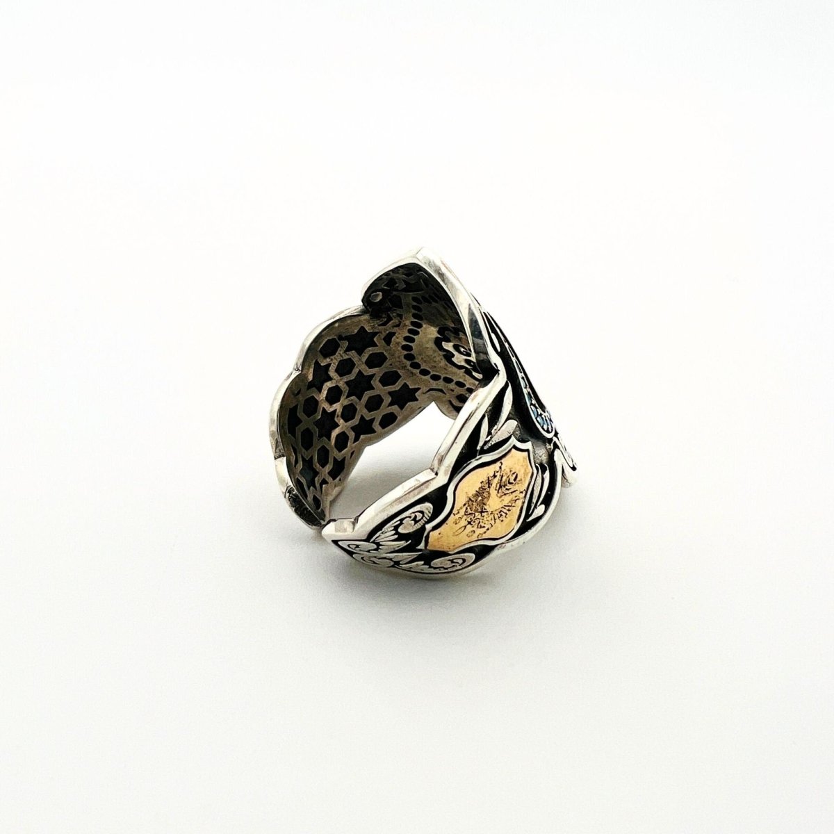 Double Headed Eagle Thumb Ring