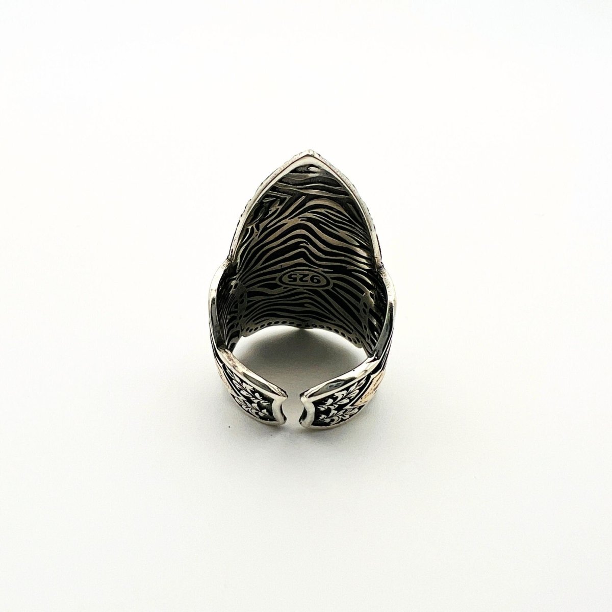 Double Headed Eagle Thumb Ring