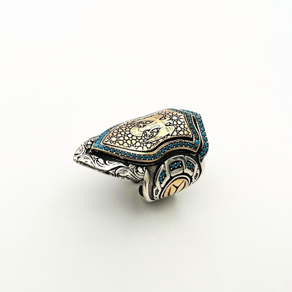 Double Headed Eagle Thumb Ring - TryAladdin