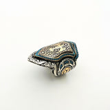 Double Headed Eagle Thumb Ring