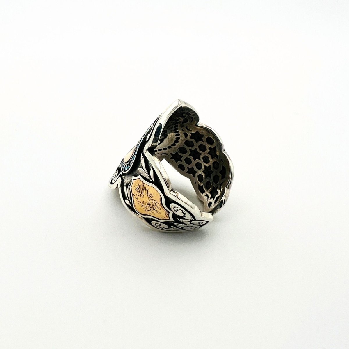 Double Headed Eagle Thumb Ring