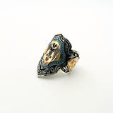 Double Headed Eagle Thumb Ring