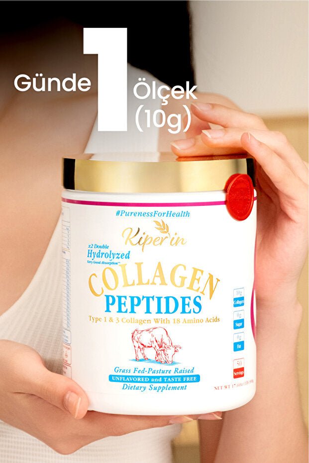 Double Hydrolyzed Collagen Peptides - 500g Unflavored Powder - TryAladdin