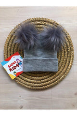 Double Pom - pom Beanie - Soft & Warm - TryAladdin