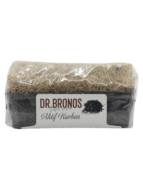 Dr. Bronos | Activated Carbon Soap with Natural Pumpkin Loofah