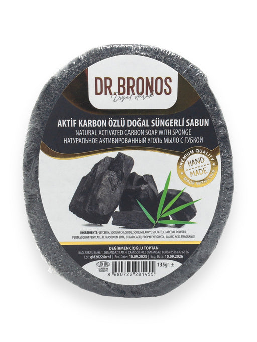 Dr. Bronos | Activated Carbon Soap with Sponge Dr. Bronos Sponge Soap