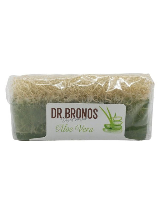 Dr. Bronos | Aloe Vera Soap with Natural Pumpkin Loofah Dr. Bronos Natural Fiber Soap