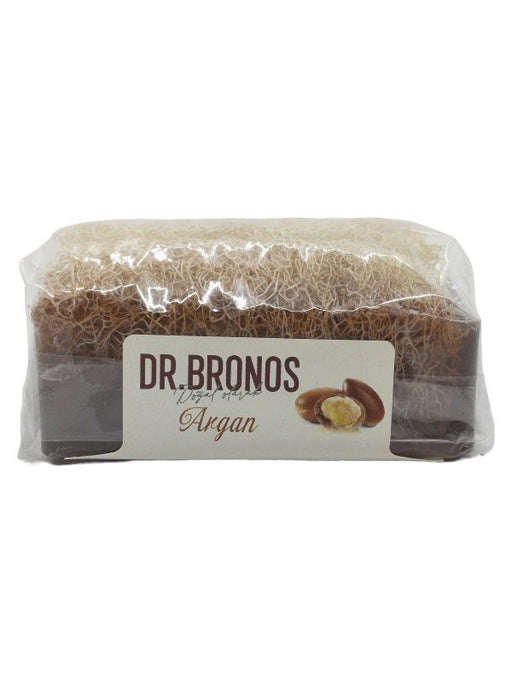 Dr. Bronos | Argan Soap with Natural Pumpkin Loofah Dr. Bronos Natural Fiber Soap