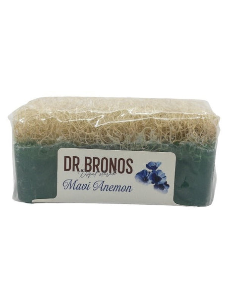 Dr. Bronos | Blue Anemon Soap with Natural Pumpkin Loofah