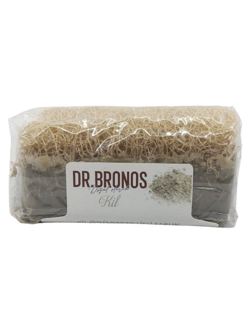 Dr. Bronos | Clay Soap with Natural Pumpkin Loofah Dr. Bronos Natural Fiber Soap