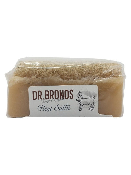 Dr. Bronos | Goat Milk Soap with Natural Pumpkin Loofah Dr. Bronos Natural Fiber Soap