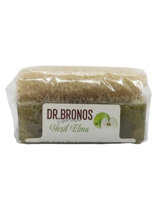 Dr. Bronos | Green Apple Soap with Natural Pumpkin Loofah Dr. Bronos Natural Fiber Soap