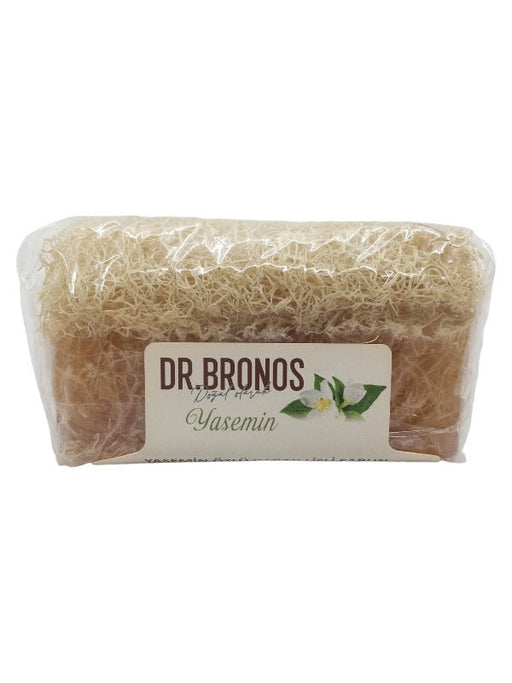Dr. Bronos | Jasmine Soap with Natural Pumpkin Loofah Dr. Bronos Natural Fiber Soap