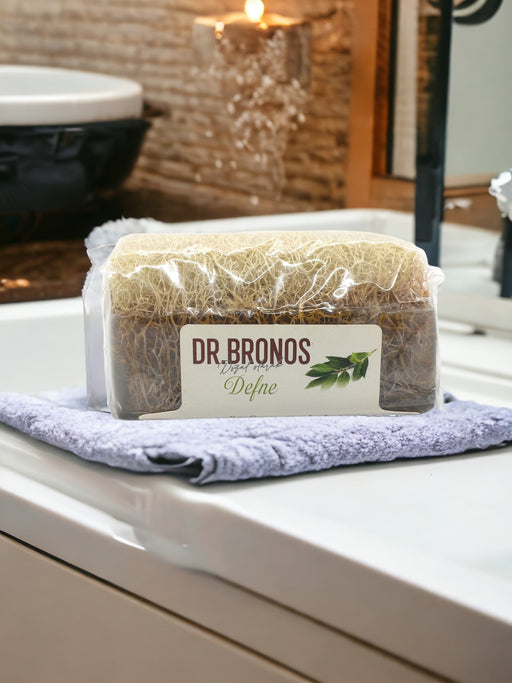 Dr. Bronos | Laurel Soap with Natural Pumpkin Loofah Dr. Bronos Natural Fiber Soap