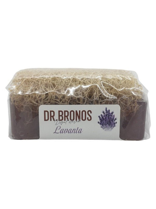 Dr. Bronos | Lavender Soap with Natural Pumpkin Loofah Dr. Bronos Natural Fiber Soap