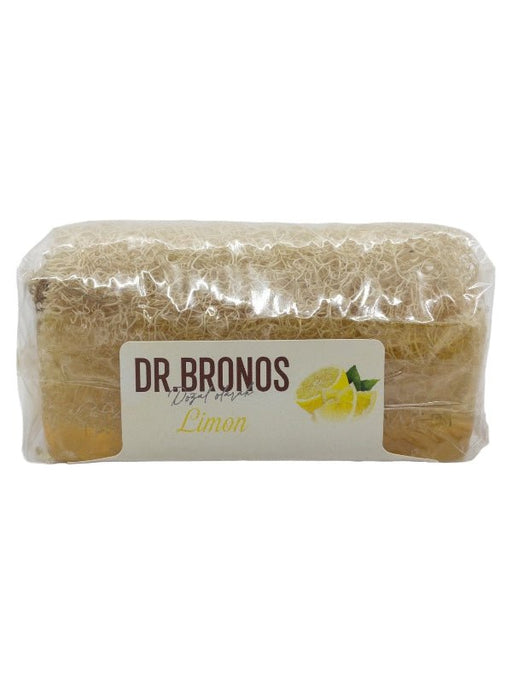 Dr. Bronos | Lemon Soap with Natural Pumpkin Loofah Dr. Bronos Natural Fiber Soap
