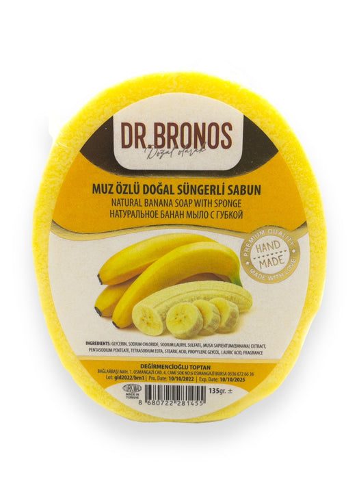 Dr. Bronos | Natural Banana Soap with Sponge