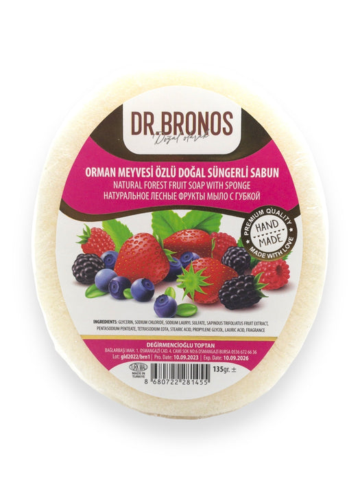 Dr. Bronos | Natural Forest Fruit Soap with Sponge