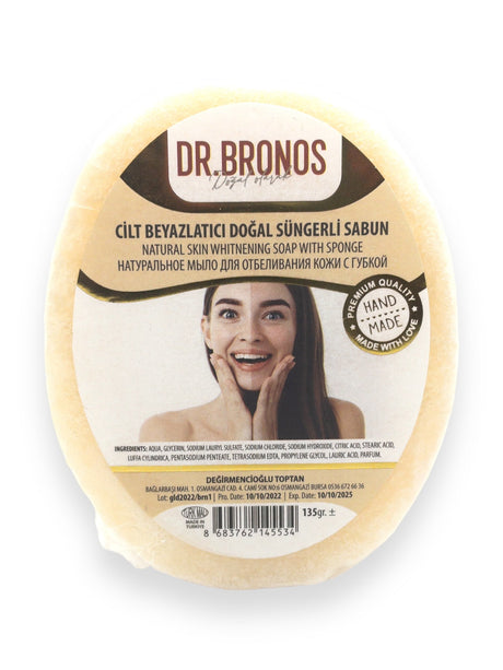 Dr. Bronos | Natural Skin Whitnening Soap with Sponge