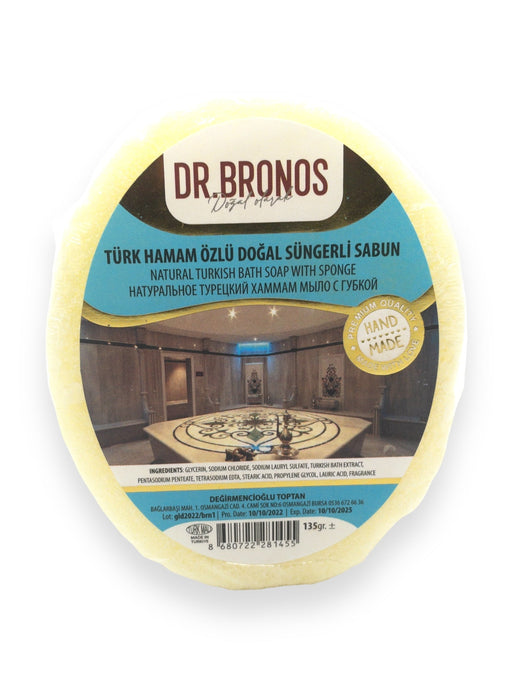 Dr. Bronos | Natural Turkish Bath Soap with Sponge