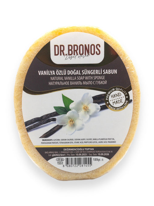 Dr. Bronos | Natural Vanilla Soap with Sponge