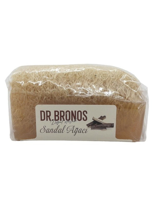 Dr. Bronos | Sandalwood Soap with Natural Pumpkin Loofah