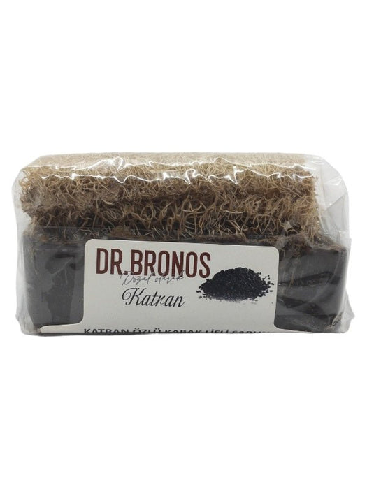 Dr. Bronos | Tar Soap with Natural Pumpkin Loofah