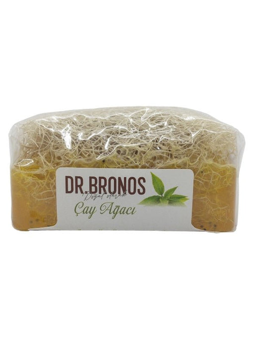 Dr. Bronos | Tea Tree Soap with Natural Pumpkin Loofah Dr. Bronos Natural Fiber Soap