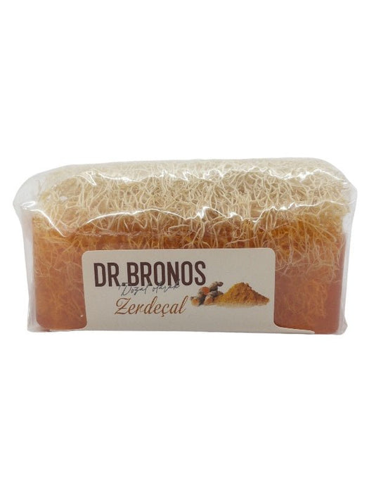 Dr. Bronos | Turmeric Soap with Natural Pumpkin Loofah