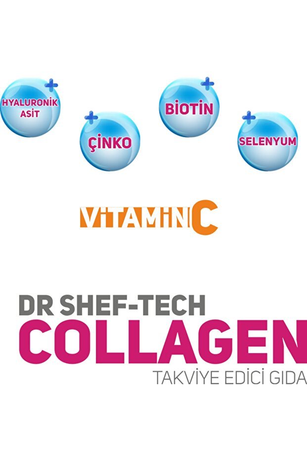 Dr. Shef - tech Collagen Powder - 300g with Hyaluronic Acid, Vit C & Minerals - TryAladdin