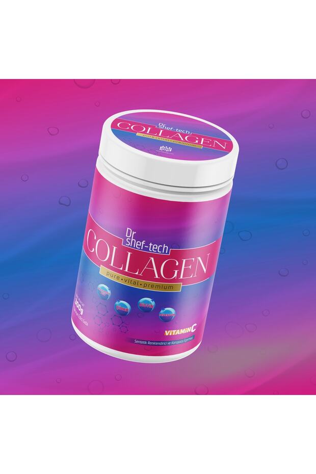 Dr. Shef - tech Collagen Powder - 300g with Hyaluronic Acid, Vit C & Minerals - TryAladdin