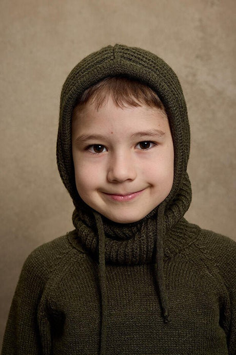 Drawstring Khaki Snow Beanie - Unisex - TryAladdin