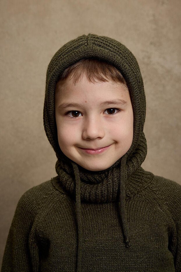 Drawstring Khaki Snow Beanie - Unisex - TryAladdin