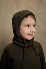 Drawstring Khaki Snow Beanie - Unisex - TryAladdin