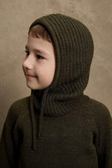 Drawstring Khaki Snow Beanie - Unisex - TryAladdin