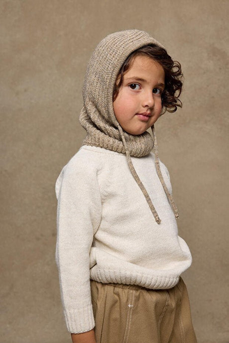 Drawstring Knitted Hood - Soft & Warm for Children - TryAladdin