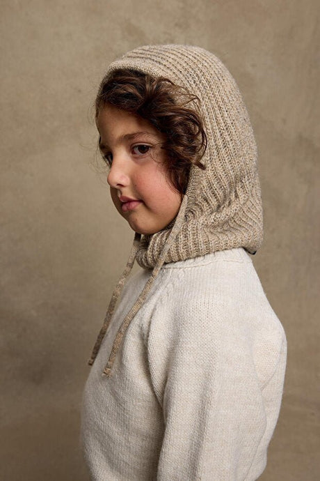 Drawstring Knitted Hood - Soft & Warm for children - TryAladdin