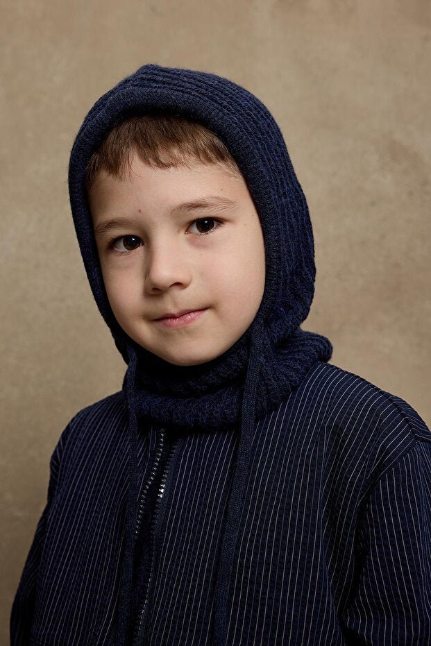 Drawstring Snow Balaclava - Navy 9y - TryAladdin