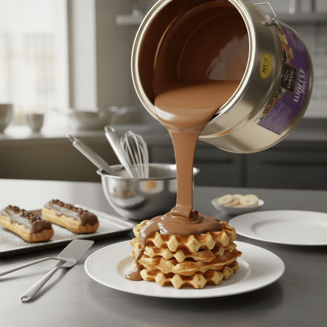 Drou Banana Chocolate Sauce for Waffle, Crepe & Pancake (10kg) - TryAladdin