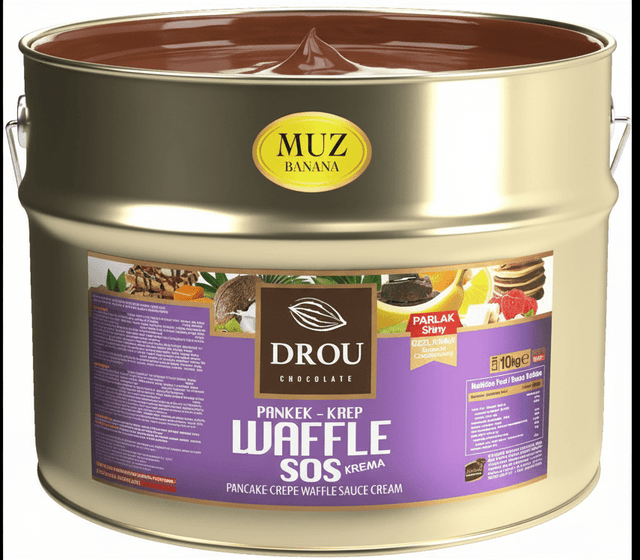 Drou Banana Chocolate Sauce for Waffle, Crepe & Pancake (10kg) - TryAladdin