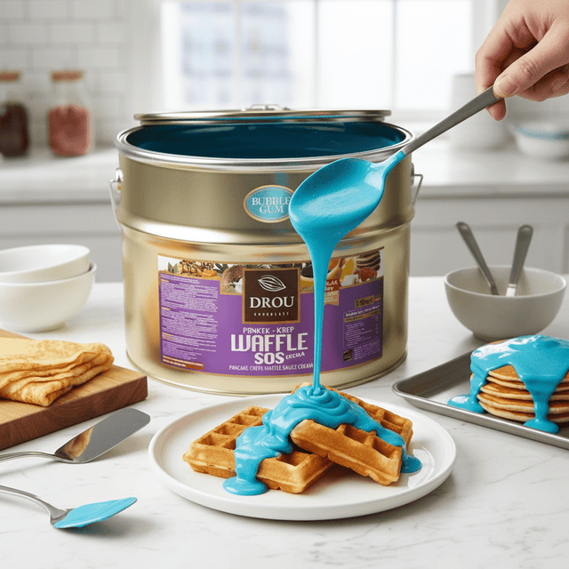 Drou Bubble Gum Chocolate Sauce for Waffle, Crepe & Pancake (10kg) - TryAladdin