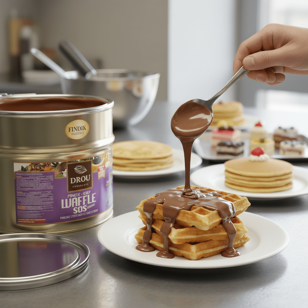 Drou Hazelnut Chocolate Sauce for Waffle, Crepe & Pancake (10kg) - TryAladdin