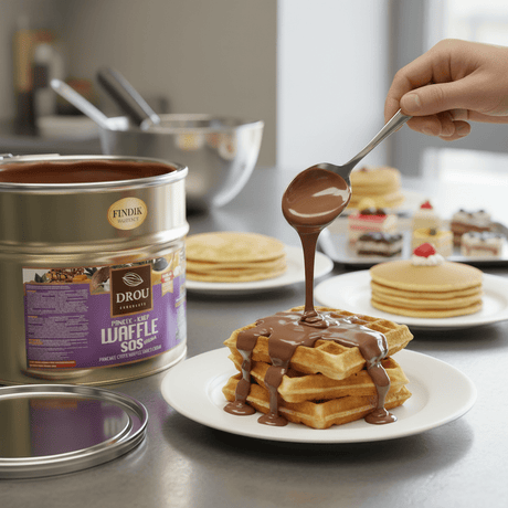 Drou Hazelnut Chocolate Sauce for Waffle, Crepe & Pancake (10kg) - TryAladdin