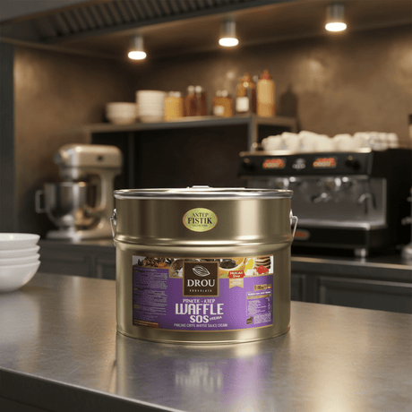 Drou Pistachio Chocolate Sauce for Waffle, Crepe & Pancake (10kg) - TryAladdin