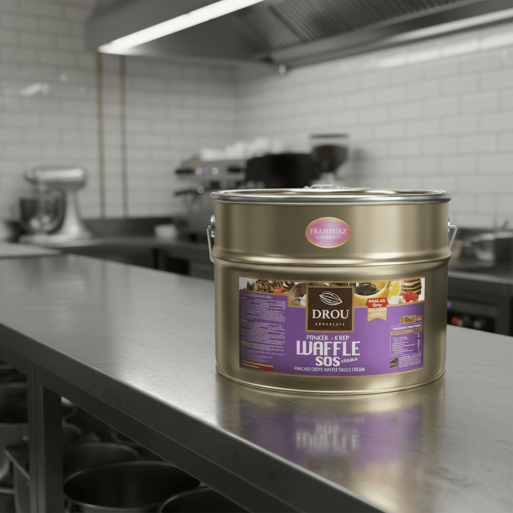 Drou Raspberry Chocolate Sauce for Waffle, Crepe & Pancake (10kg) - TryAladdin