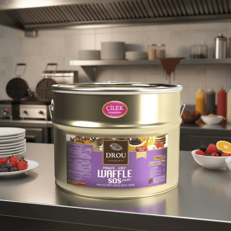 Drou Strawberry Chocolate Sauce for Waffle, Crepe & Pancake (10kg) - TryAladdin