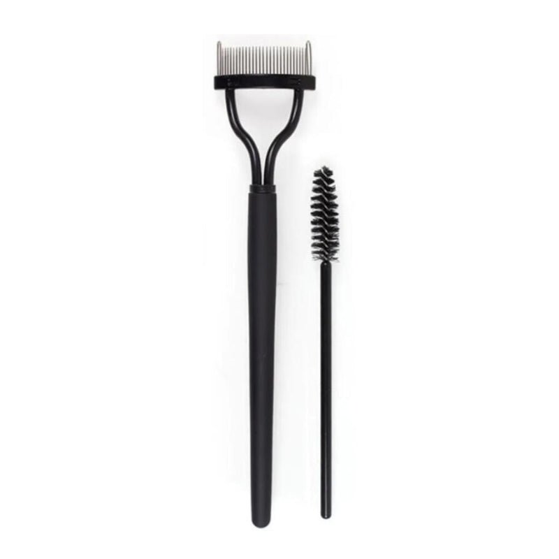 Dual - Ended Eyebrow & Eyelash Grooming Brush Set - TryAladdin